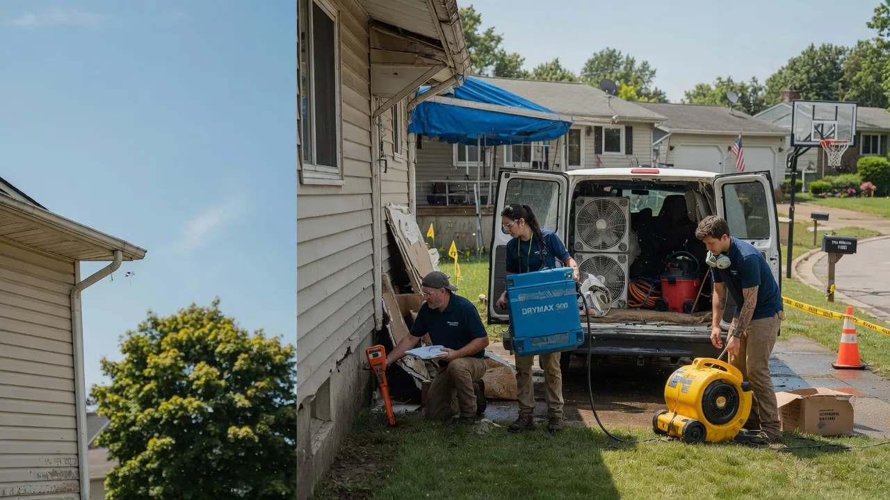 Ceiling Leak Cleanup in Mcsherrystown, PA near me